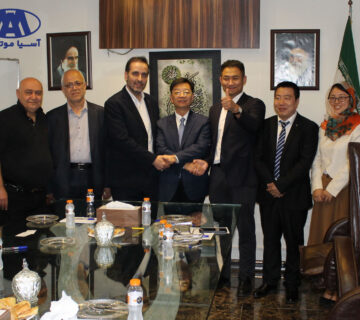 عقد قرارداد همکاری گروه خودروسازی آسیا موتور با گروه خودروسازی GINGGUANG چین